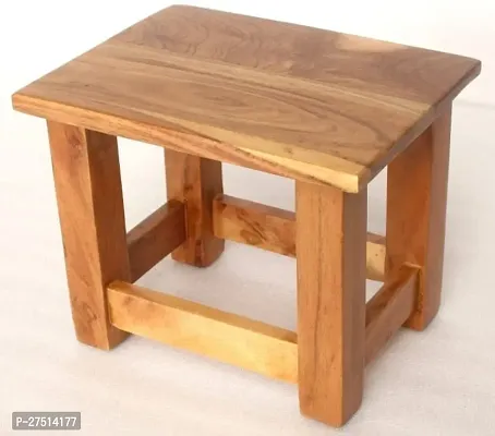 Teak Wood Stool for Tea, Coffee and Bed Side Table-thumb0