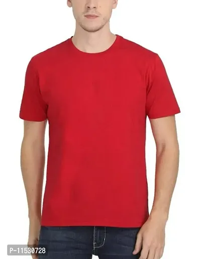 Stylish Men Cotton Round Neck T-Shirt-thumb0