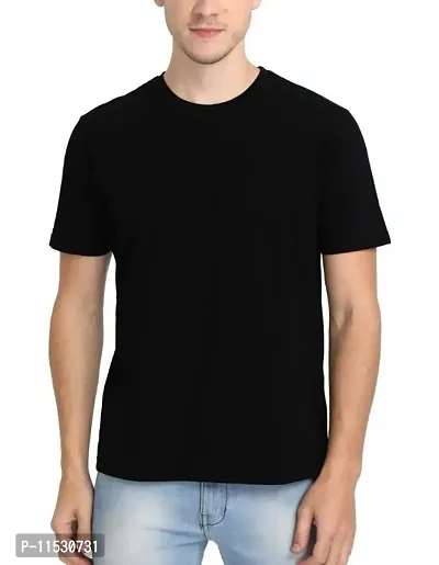 Stylish Men Cotton Round Neck T-Shirt-thumb0