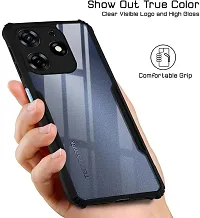 Back Cover for Infinix Smart 8 HD  (Black, Transparent, Shock Proof, Pack of: 1)-thumb2