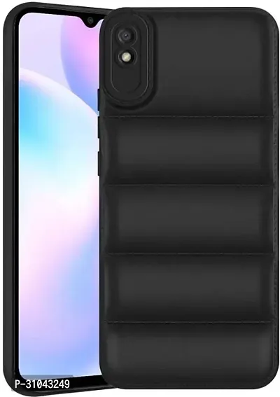 Back Cover for MI Redmi 9A , MI Redmi 9i   (Black, Dual Protection, Silicon, Pack of: 1)