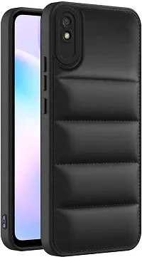 Back Cover for MI Redmi 9A , MI Redmi 9i   (Black, Dual Protection, Silicon, Pack of: 1)-thumb1