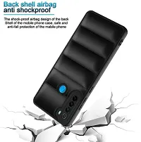 Back Cover for  Redmi Note 8 Protection Black Puffer Protective Case  (Black, Camera Bump Protector)-thumb4