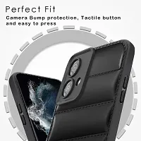 Back Cover for Moto Edge 40 Neo 5G  Protection Black Puffer Protective Case  (Black, Camera Bump Protector)-thumb2