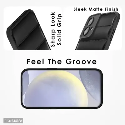 Back Cover for Moto Edge 40 Neo 5G  Protection Black Puffer Protective Case  (Black, Camera Bump Protector)-thumb4