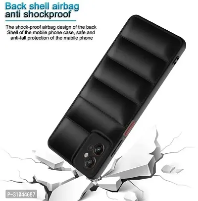 Back Cover for Motorola G32  (Black, Puffer, Silicon, Pack of: 1)-thumb5