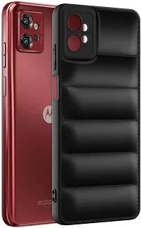 Back Cover for Motorola G32  (Black, Puffer, Silicon, Pack of: 1)-thumb2