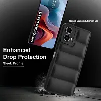 Back Cover for Motorola G34 5G  (Black, Puffer, Silicon, Pack of: 1)-thumb2