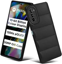 Back Cover for Motorola G82 5G  (Black, Puffer, Silicon, Pack of: 1)-thumb2