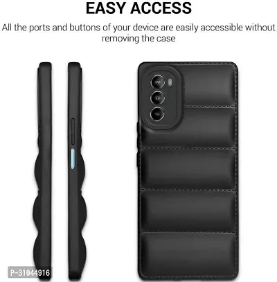 Back Cover for Motorola G82 5G  (Black, Puffer, Silicon, Pack of: 1)-thumb4