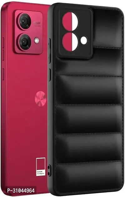 Back Cover for Motorola G84 5G  (Black, Puffer, Silicon, Pack of: 1)-thumb2