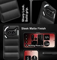 Back Cover for Nothing Phone 2A  (Black, Puffer, Silicon, Pack of: 1)-thumb4