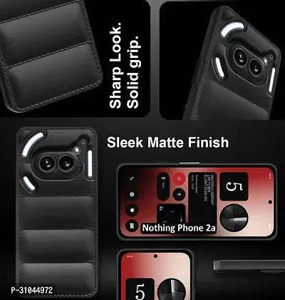 Back Cover for Nothing Phone 2A  (Black, Puffer, Silicon, Pack of: 1)-thumb5