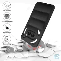 Back Cover for Nothing Phone 2A  (Black, Puffer, Silicon, Pack of: 1)-thumb3