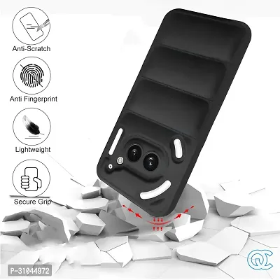 Back Cover for Nothing Phone 2A  (Black, Puffer, Silicon, Pack of: 1)-thumb4