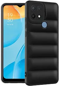 Back Cover for Oppo A15   (Black, Puffer, Silicon, Pack of: 1)-thumb2