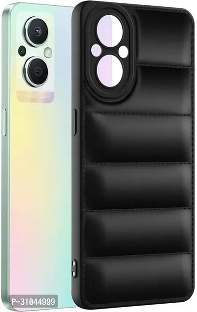 Back Cover for Oppo F25 pro 5G   (Black, Puffer, Silicon, Pack of: 1)-thumb4