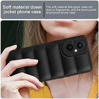 Back Cover for Oppo F25 pro 5G   (Black, Puffer, Silicon, Pack of: 1)-thumb4