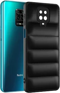 Back Cover for Poco M2 Pro ,Mi Note 9 Pro , Mi Note 9 Pro Max   (Black, Puffer, Silicon, Pack of: 1)-thumb2