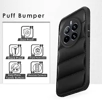 Back Cover for RealMe 12 Plus 5G, realme 12+ 5G  (Black, Puffer, Pack of: 1)-thumb1