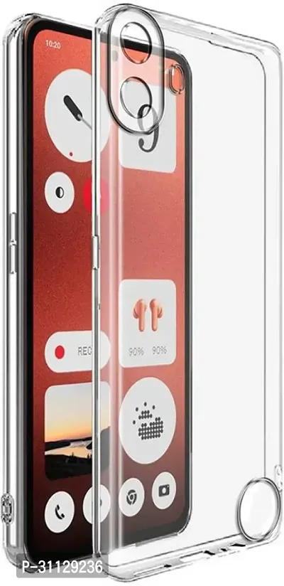 Back Cover for CMF by Nothing Phone 1 5G  (Transparent, Silicon, Pack of: 1)