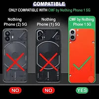 Back Cover for CMF by Nothing Phone 1 5G  (Transparent, Silicon, Pack of: 1)-thumb1