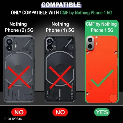 Back Cover for CMF by Nothing Phone 1 5G  (Transparent, Silicon, Pack of: 1)-thumb2