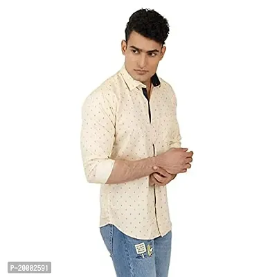 ARDYN Printed Slim Fit Casual Shirt for Men - 100% Cotton, Full Sleeves, Spread Collar-thumb3