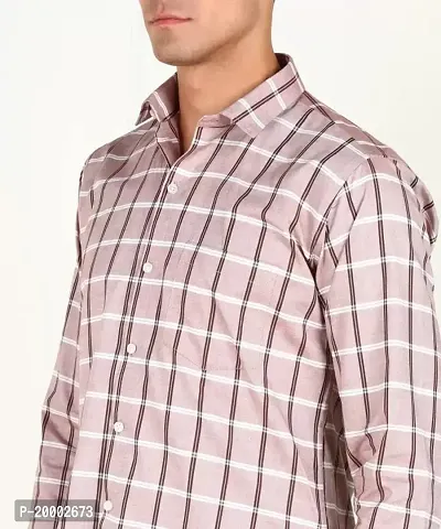 ARDYN Slim Fit Checkered Spread Collar Casual Shirt for Men-thumb5