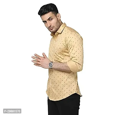 ARDYN Printed Slim Fit Casual Shirt for Men - 100% Cotton, Full Sleeves, Spread Collar-thumb5