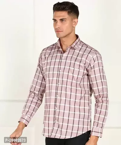 ARDYN Slim Fit Checkered Spread Collar Casual Shirt for Men-thumb4