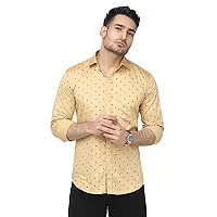 ARDYN Printed Slim Fit Casual Shirt for Men - 100% Cotton, Full Sleeves, Spread Collar-thumb1