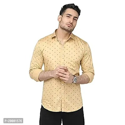 ARDYN Printed Slim Fit Casual Shirt for Men - 100% Cotton, Full Sleeves, Spread Collar-thumb2