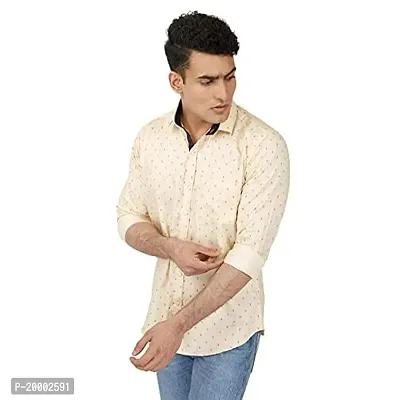 ARDYN Printed Slim Fit Casual Shirt for Men - 100% Cotton, Full Sleeves, Spread Collar-thumb2