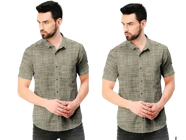 Must Have Cotton Short Sleeves Casual Shirt 