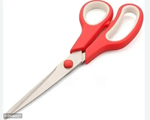 Stationery Office Cutting Household Scissors for Office  Student Scissors   (Set of 1, multi-color)-thumb0