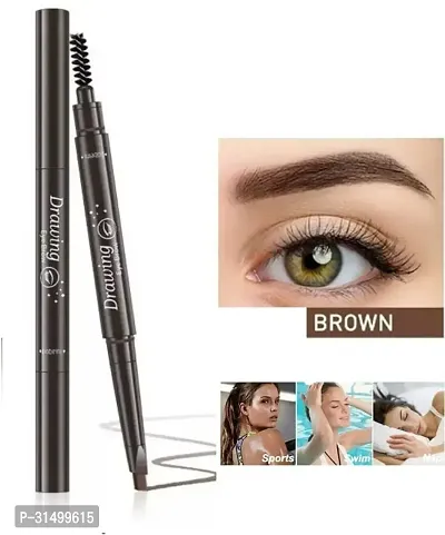 Smudge Proof Water Resistant Brown Eyebrow Pencil-thumb0