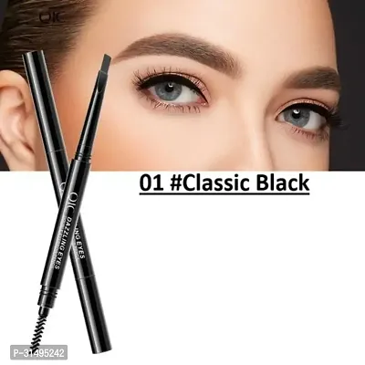 Eye Brow Pencil, With Spoolie, Long-Lasting And Natural-Looking Results, Define Blend Brow Pencil, Natural Brown-thumb0