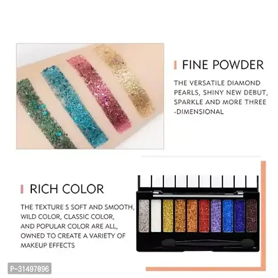 Glitter Eyeshadow Palette, 10 Colors Sparkle Shimmer-thumb0