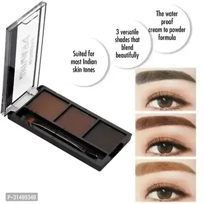 Long Lasting And Waterproof Eyebrow Palette-3 Colors-thumb0