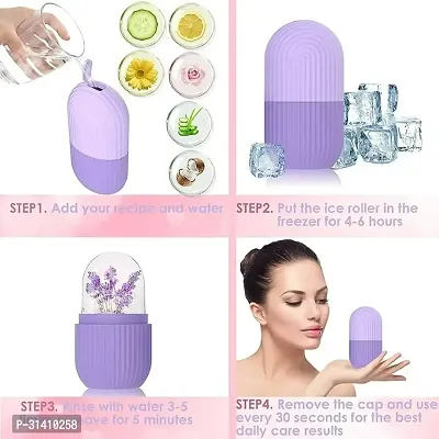 Trendy Silicone Ice Roller Face Massager For Face Puffy Eyes and Neck-thumb0