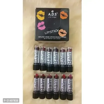 Combo Balm Matte Lipstick Set Of 12-thumb0