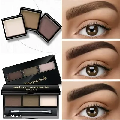 3 Colors Eyebrow Palette Long Lasting And Waterproof-thumb0