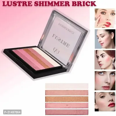 Highlighter For Face Makeup Highlighter Makeup Multi-Color Highlighter Palette 5 Colours-thumb0