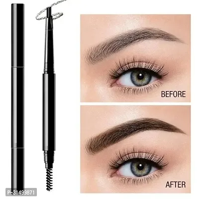 Long-Lasting And Natural Looking Eye Brow Pencil With Spoolie