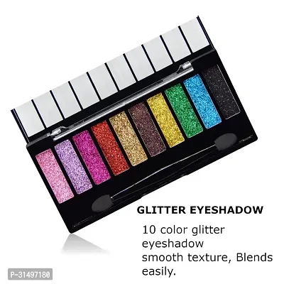 Glitter Eyeshadow Palette, 10 Color-thumb0