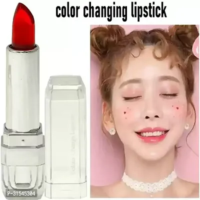 Colour Change Shimmery Gel Lipstick-Multicolour