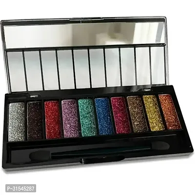 Glitter Eyeshadow Palette, 10 Colors Sparkle Shimmer-thumb0