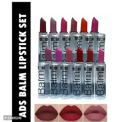 Combo Balm Matte Lipstick Set Of 12-thumb0