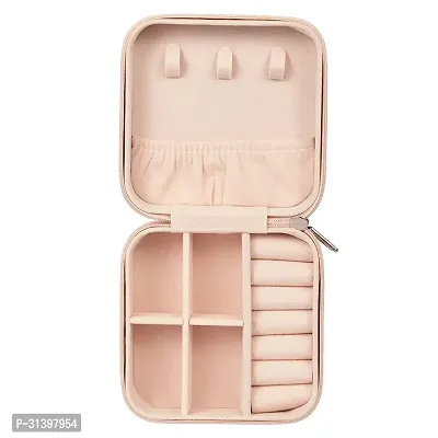 Stylish PU Solid Mini Jewellery Box-thumb0